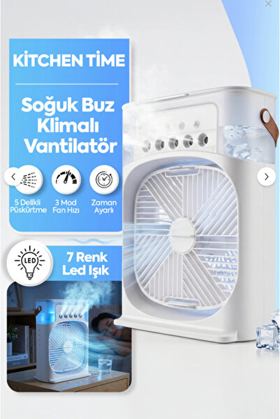 scarlet Yenilenmiş 3'ü 1 Arada Nemlendirici Vantilatör,buzlu Klima ,gece Lamb...