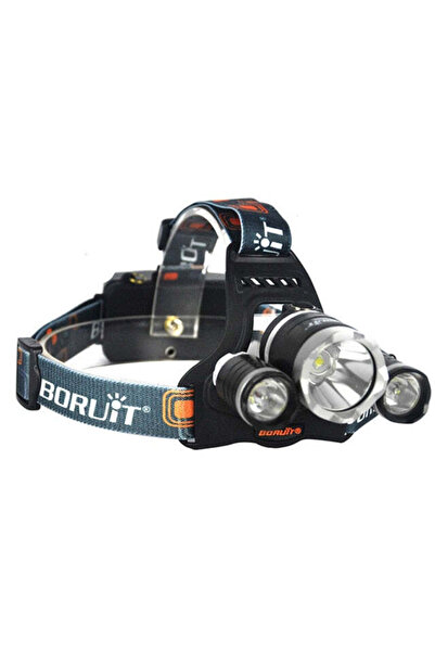 Vivendo Lanterna frontala de cap cu 3 LED-uri Cree XML T6, 5000 lumeni