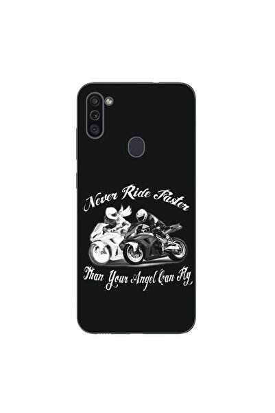 OEM Husa compatibila cu Samsung Galaxy A11 Silicon Gel Tpu Model Never Ride F...