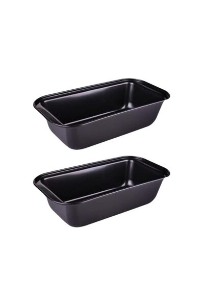 The Bros (2 Pieces) No-Stick Carbon Steel Toast Pan-Bread Mold Bakeware Recta...