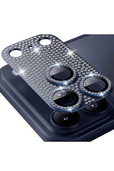 MEKTEK iPhone 17 Pro Compatible Full Stone-Coated Ar and Af Feature Camera Gl...