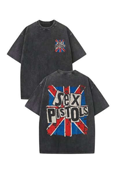 Touz Moda Sex Pistols Baskılı Unisex Oversize T-Shirt