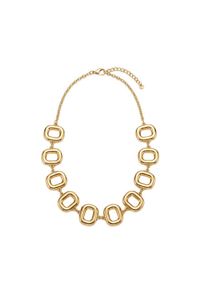 Charmist Steel Square Form Chain Necklace