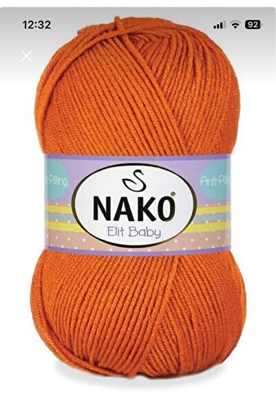 NAKO Elıt Bayby Antipiling Bebe İpi Tüylenme yapmaz 1 adet Kiremit rengi3411
