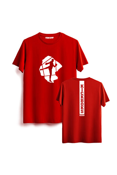 hakuof Kickboxing Unisex T-Shirt Kickboxing Cotton