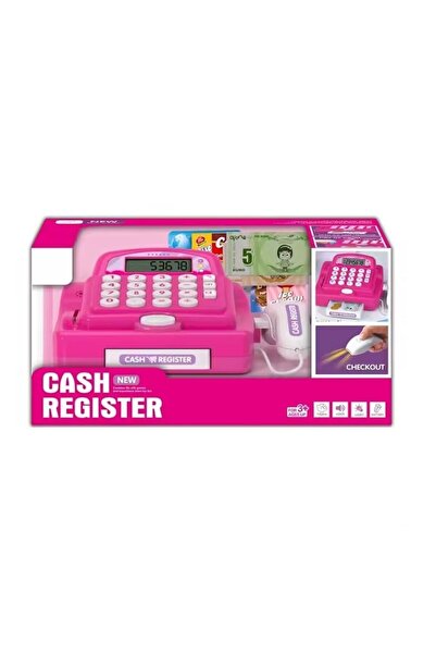 CasaDesteapta.ro Casă de Marcat de Jucărie pentru Copii, Roz, cu Scanner, Car...