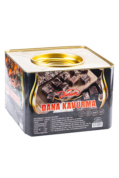 Danam Sucukları Danam Premium %100 Dana Teneke Kavurma 10 KG