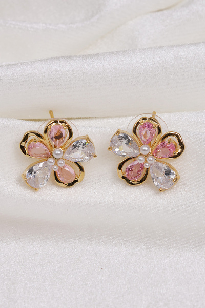 Süspüs Accessories Valeria Gold Earrings