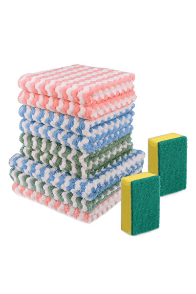 OEM Set 9 lavete din microfibre pentru curățenie, Zocipro