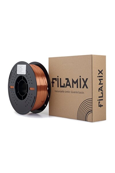 FİLAMİX Silk PLA Bakır Filament 1.75mm 1 Kg İpeksi Parlak