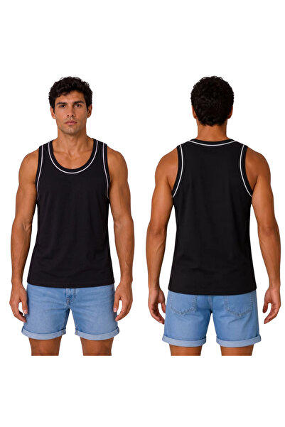 Barinoska Men's Sleeveless Sports Athlete Set Package Summer Single Jersey Co...