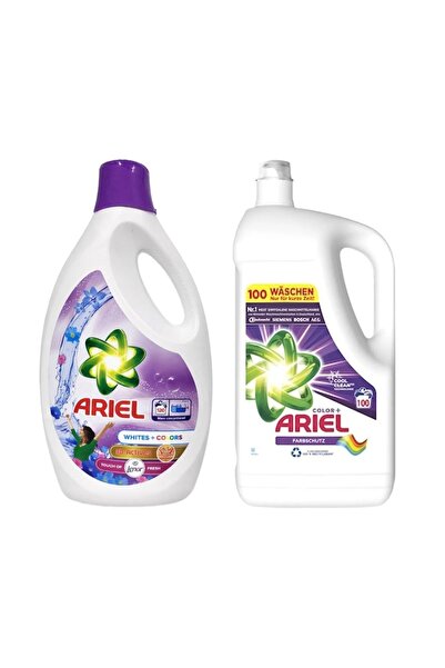 Ariel Detergent lichid Albe + Color 5.7 L + + Detergent Color+ 5L
