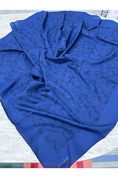 HAREM SCARF وشاح جولد ديرين باللون الأزرق الداكن
