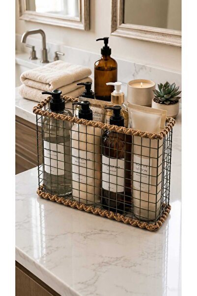 Egindra Wicker Weave Handmade Toilet Paper Basket Napkin Holder Towel Basket ...