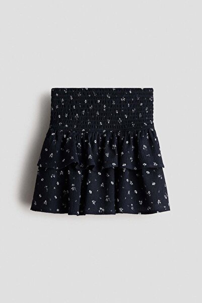 H&M Crinkled tiered skirt