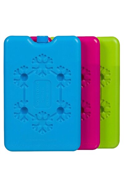 Z Store 3-Color Reusable Ice Packs Set – 3 Pieces, 200ml, Keeps Food & Drinks...
