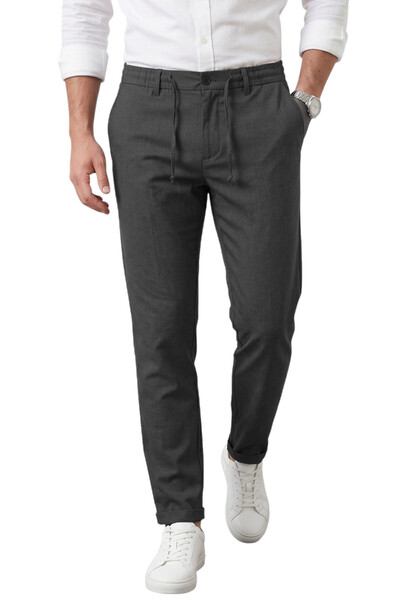 DeepSEA Pantaloni sport pentru bărbați, din Lycra, cu croială italiană, slim ...