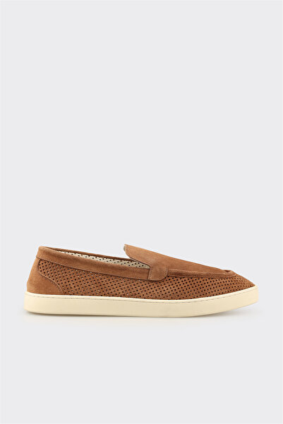 Elle Shoes Taba Deri Erkek Günlük Ayakkabı