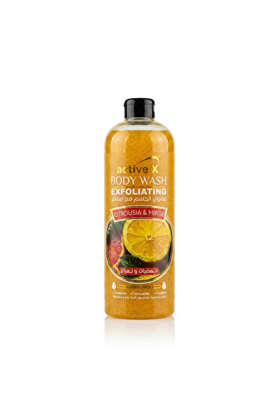 Activex Exfoliating Body Wash 1000ml Citrus Mint – Deep Cleansing Shower Gel