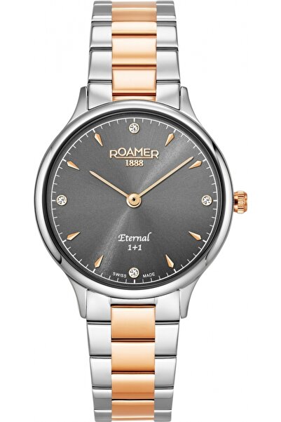Roamer Ceas de damă 863857 49 55 50, aur roz, clasic, pentru cupluri