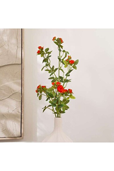 PAN HOME وردة اصطناعية بطول 64 سم - أحمر