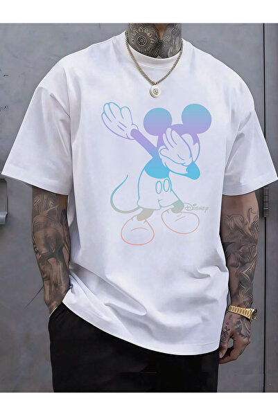 SAUDI DISNEYLAND disneyland Men and Women's 100% Cotton T-Shirt - Oversized C...