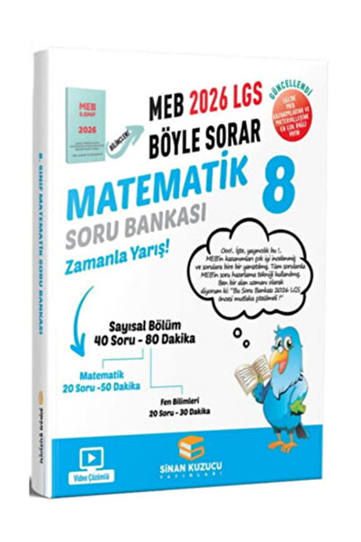 SİNAN KUZUCU YAYINLARI sinan kuzucu 8 sınıf matematik soru