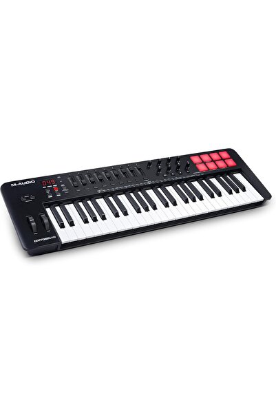 M-AUDIO Oxygen 49 V - 49 Tuşlu USB MIDI Klavye Controller, Ritim Pedleri, Akı...