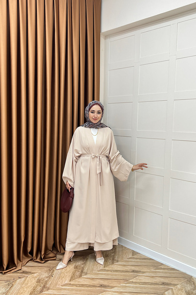 Stilife Mina İkili Kimono Takım Taş