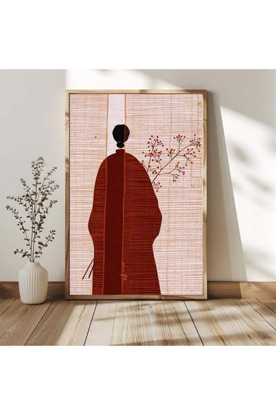 Tuba Decor Tablou dintr-o singură bucată cu ramă din lemn