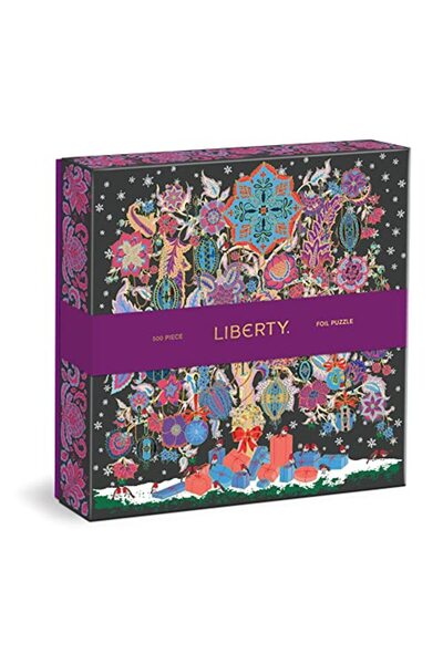 Mudpuppy Press Liberty Christmas Tree of Life 500 Piece Foil Puzzle