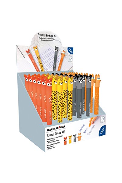Faber Castell DISPLAY 36 ROLLERS 0.7 MM BLUE ERASABLE ED 2026 EBERHARD FABER