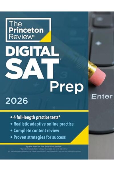 Penguin Random House Princeton Review Digital SAT Prep, 2026: 4 Full-Length P...