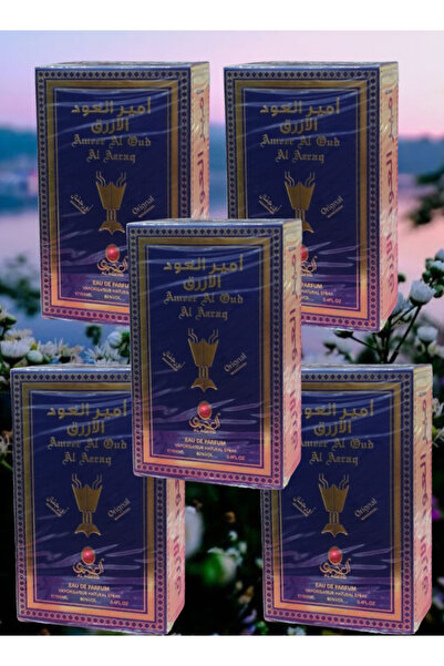 Al aqeeq 5 قطع من عطر أمير العود الأزرق 100 مل