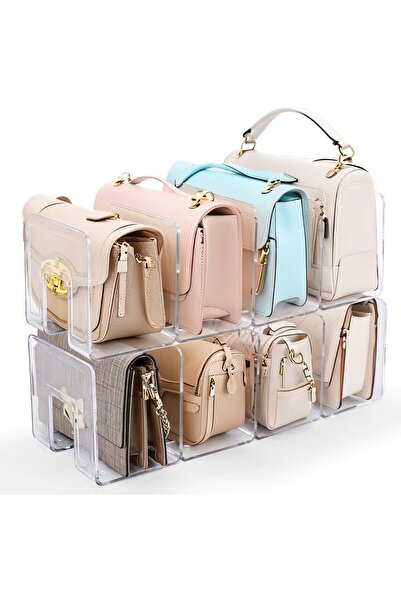 Urban URBANNX 2-Pack Clear Plastic Organizer, 4-Section Bag Purse Organizer &...