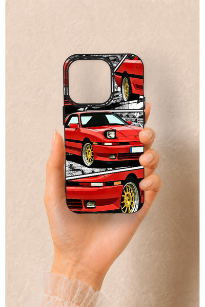 Vip Case iPhone 14 Pro Compatible Red Supra Patterned Silicone Case