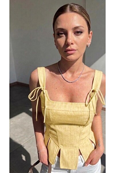 salome butik ASKI DETAYLI KORSE BLUZ
