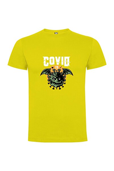 iLovePrints Corona Demon Design Tshirt