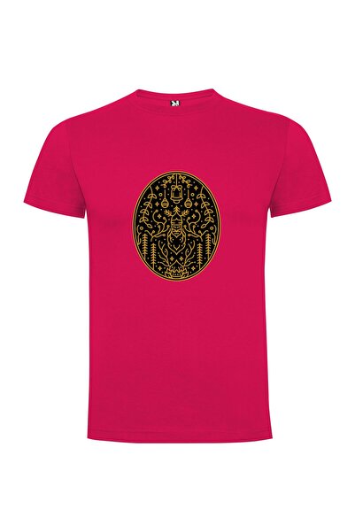 iLovePrints Golden Sigil Circle Tshirt
