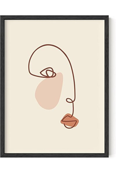 ESSESORIES Female Figure Line Drawing Single Line Drawing Aesthetic Poster Wa...