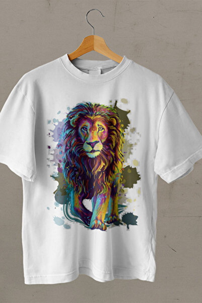 iLovePrints Μπλούζα Animal Λιοντάρι