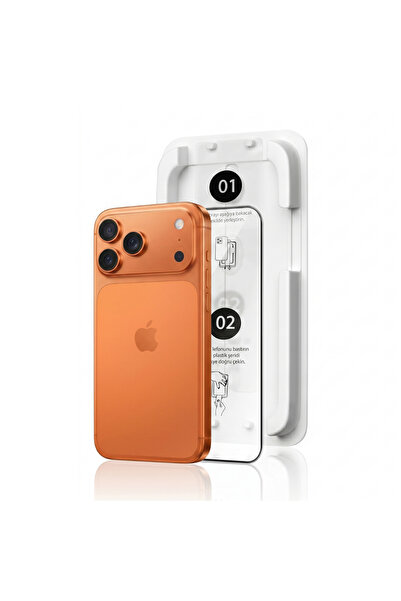 Fulltech MagicBox iPhone 17 Pro Max Premium Tempered Glass Aparatlı Ekran Kor...