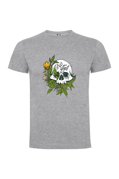 iLovePrints Sacred Floral Skull Tshirt