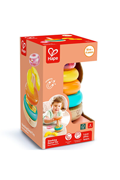 Hape Jucarie - Donuturi de stivuit varsta 1 an+
