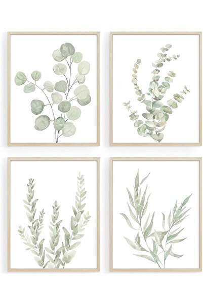 ESSESORIES Howwii Botanical Boho Bathroom Sage Green Plants Aesthetic Poster ...