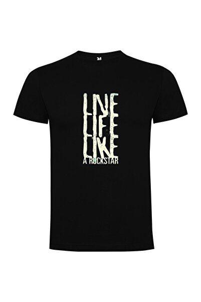 iLovePrints Rockstar Life Live Tshirt