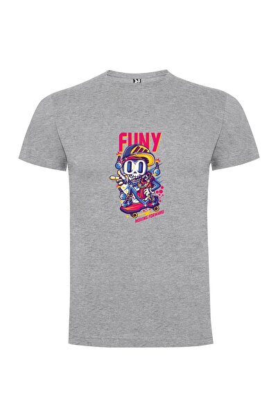 iLovePrints Skateboardin' Skeleton Punk Tshirt