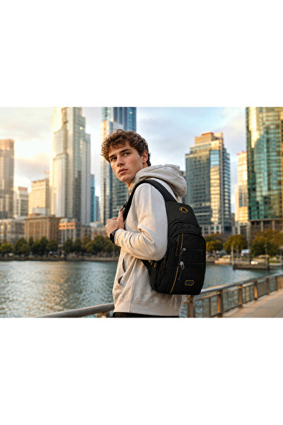 Bagacar Multi-Compartment Waterproof Daily Use Cross Shoulder and Backpack Ba...