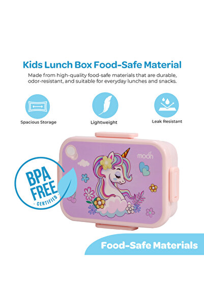 Moon Kids Lunch Box | PP + Stainless Steel Insulated Tiffin Box | Leak-Proof,...