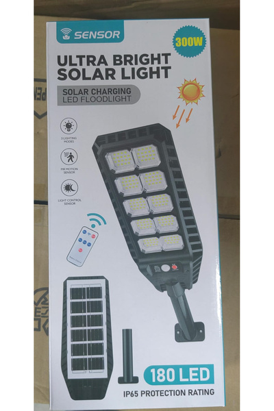 OEM Lampă Solară Stradală IP67 – Senzor Mișcare Telecomandă Rece 6500K, Alb